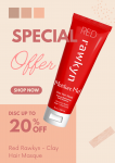 Nynm 20% Off On Red Rawkyn - Clay Hair Masque - Deep Hair Treatment 8Oz