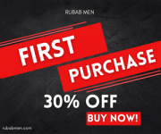 Rubab Men Get 30% Off on your first Purchase