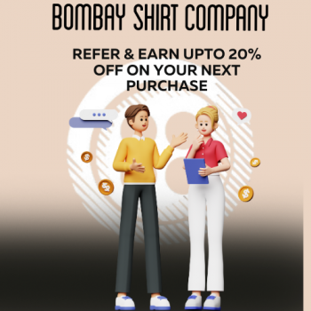 Refer a Friend to Bombay Shirt Company – Earn 20% Off!
