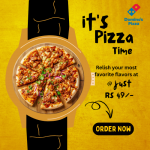 Dominos – Pizzas Starting At Just Rs. 49