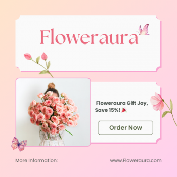 Floweraura Gift Joy, Save 15%! 🎉