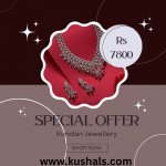 kushals Kundan jewelry available starting at just Rs. 7800