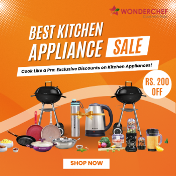 Get Rs. 200 Off on Wonderchef Cookware, Tools & Appliances