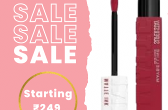 Maybelline New York - Lipsticks from ₹249 Only!