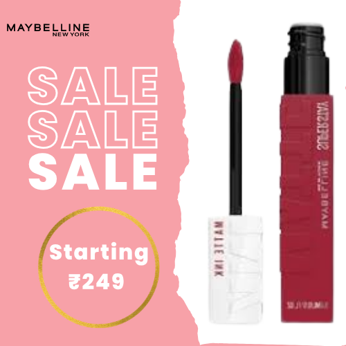 Maybelline New York - Lipsticks from โน249 Only!