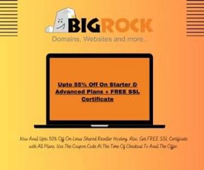 Bigrock Upto 55% Off On Starter & Advanced Plans + FREE SSL Certificate