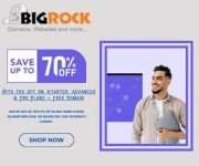 Bigrock Upto 70% Off On Starter, Advanced & Pro Plans + Free Domain