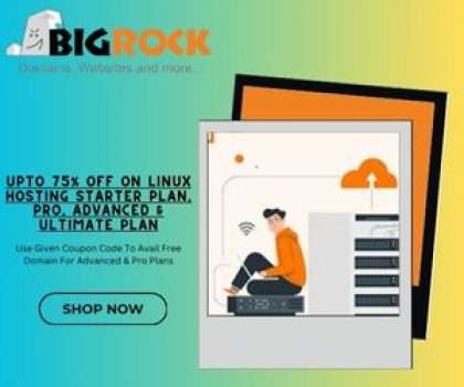Bigrock Upto 75% Off On Linux Hosting Starter Plan, Pro, Advanced & Ultimate Plan