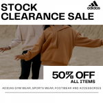 ADIDAS-Don’t miss the Adidas Stock Clearance Sale with up to 50% off on top styles! Grab your favorite footwear, apparel, and accessories at unbeatable prices. It’s the perfect time to upgrade your collection before stocks run out—shop now and save big!