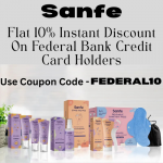 Flat 10% Instant Discount On Federal Bank Credit Card Holders