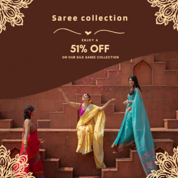 Get Up To 51% OFF On Saree Collection