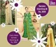 Libas Sarees Starting @ Rs. 999