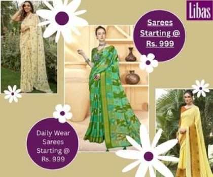 Libas Sarees Starting @ Rs. 999
