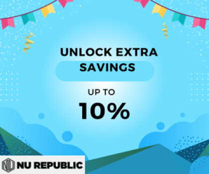 Nu republic Get Up To 10% Discount On Unlock Extra Savings