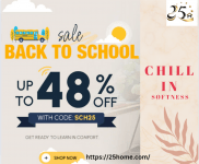 25Home || BACK TO SCHOOL SALE || SAVE UP TO 48%