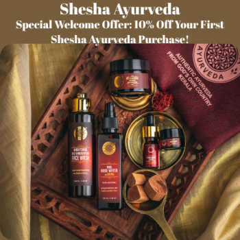 Special Welcome Offer: 10% Off Your First Shesha Ayurveda Purchase!