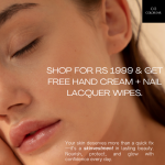 colorbar-Shop For Rs 1999 & Get Free Hand Cream + Nail Lacquer Wipes.