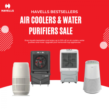 Havells Bestsellers: Up to 50% Off on Air Coolers & Water Purifiers