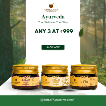 Upakarma Ayurveda – Buy Any 3 Products at Just ₹999