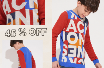 Logo Print Pullover – Flat 45% Off