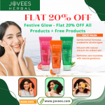 Jovees Get Flat 20% OFF All Products + Free Products