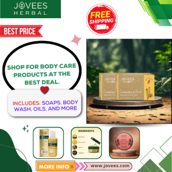 Jovees: Refresh Your Skin with Body Care Essentials from Rs 80