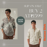 Slip On Sale – Buy 2 Topwear @ ₹1599