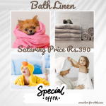 love for white Upgrade your bath essentials with linen starting at just Rs. 390