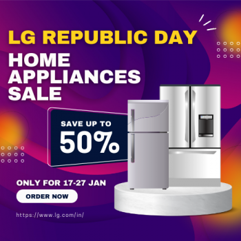 LG Republic Day Home Appliances Sale Upto 50% OFF