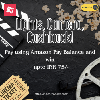 BookMyShow- Amazon Pay wallet Cashback Offer