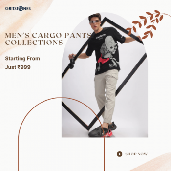 Gritstones –  Men’s Cargo Pants Collections Starting From Just ₹999