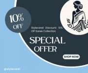 Stylecaret Discount: 10% Off Saree Collection