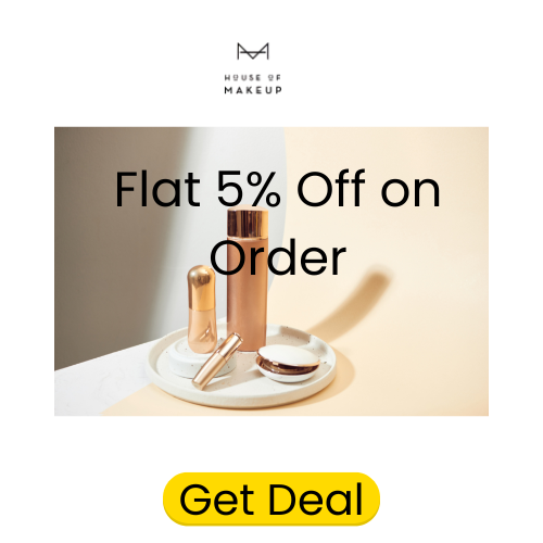 House of Makeup" Flat 5% Off on Orders"