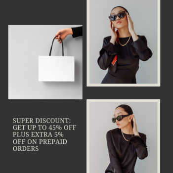 Upto 45% Off Plus An Extra 5% Off On Prepaid Order