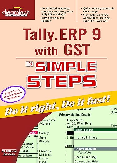 Tally.ERP 9 with GST in Simple Steps Upto 85% OFF Coupon Code & Updated Discount List On Amazon