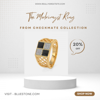 The Modrimyst Ring For Him – 20% Off On Making Charge