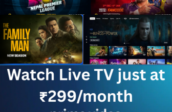 Live TV just at ₹299/month