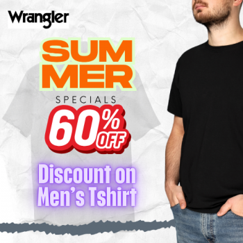 Wrangler Summer Offer on Mens Tshirt