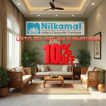 Nilkamal furniture is upto 10% off promo code