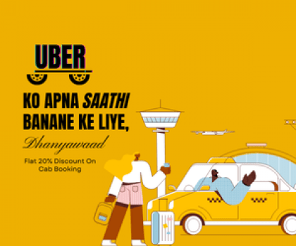 Enjoy a flat 20% discount on your next cab booking!