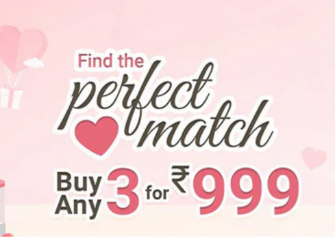 buy any3 for 999rs