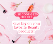 Flat 20% OFF On All Beauty Products