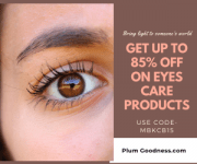 Get Up To 85% OFF On Eyes Care Products + Extra Up To 15% Cashback