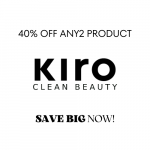 Kiro Beuauty Maximize Your Beauty: 40% OFF Any 2 Products!