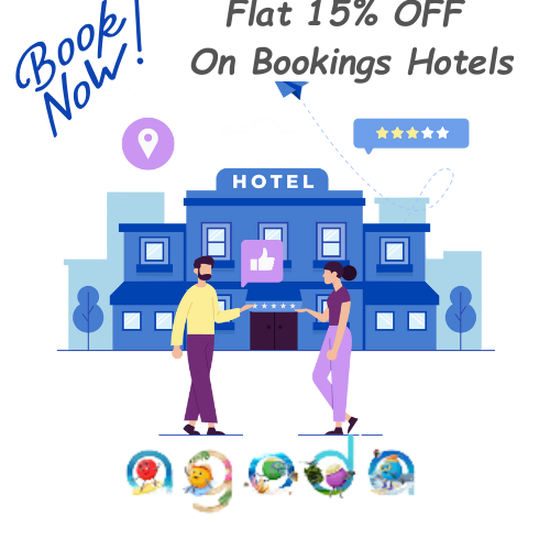 Flat 15% OFF On Bookings Hotels