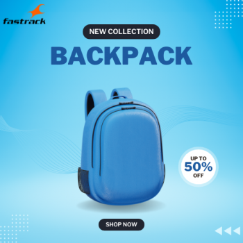 Fastrack accessories offer -Upto 50% off on backpacks