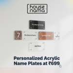 Personalized Acrylic Name Plates starting ₹699 – Free Engraving!