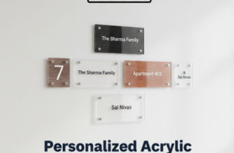 Personalized Acrylic Name Plates starting โน699 โ Free Engraving!