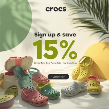 Crocs- Sign Up & Get 15% OFF on Your Next Crocs Order