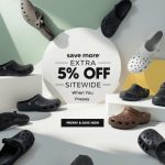 Crocs Prepaid Offer: Extra 5% OFF on Every Order
